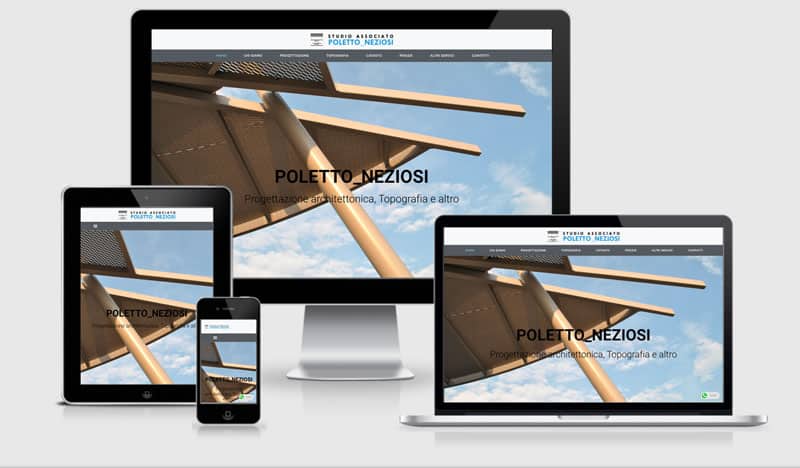 Creazione sito web per studio di architettura
